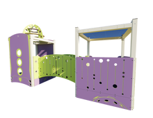 Outer Space Double Poddler - Baby Play Pod