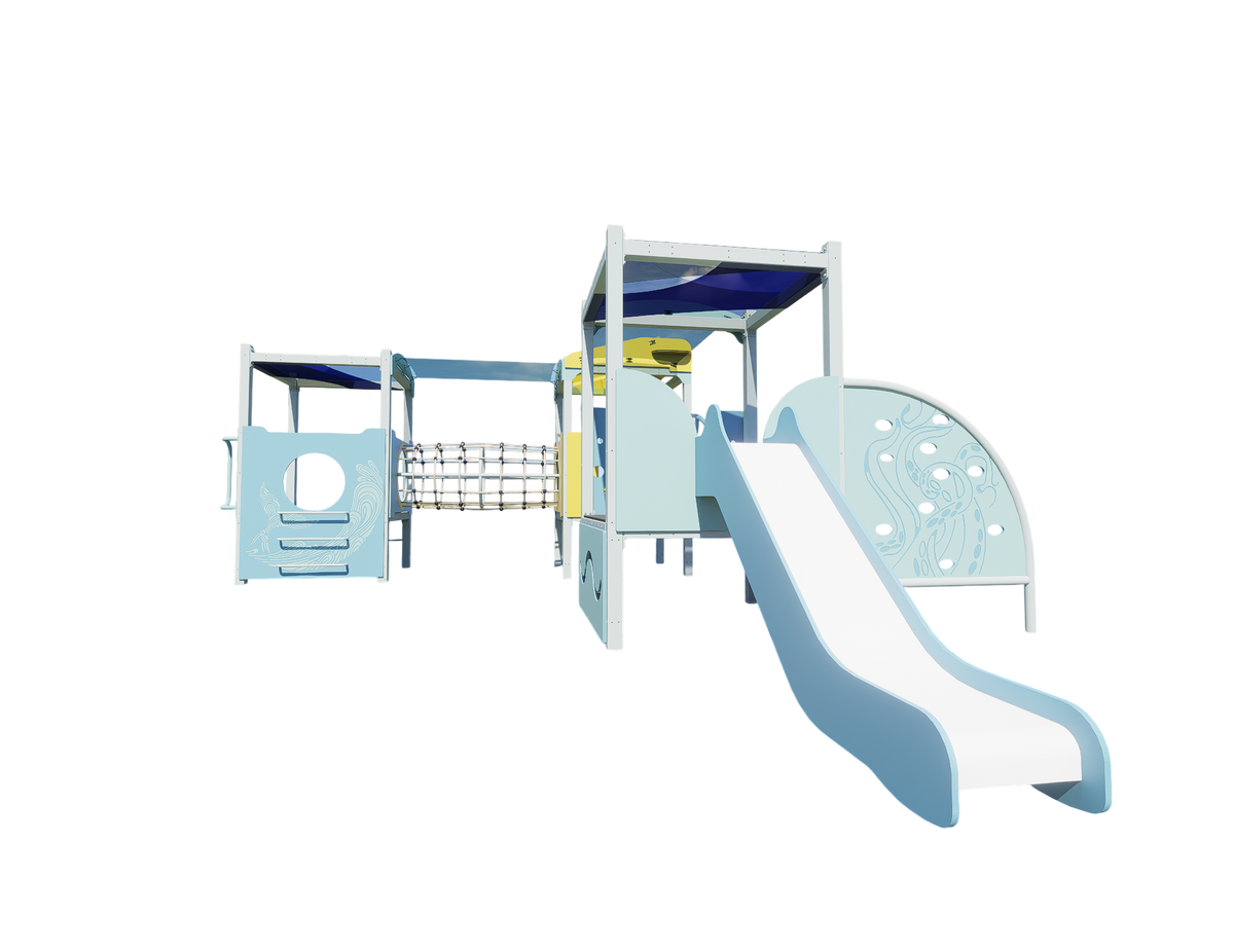 Ocean Blue Triple Pod