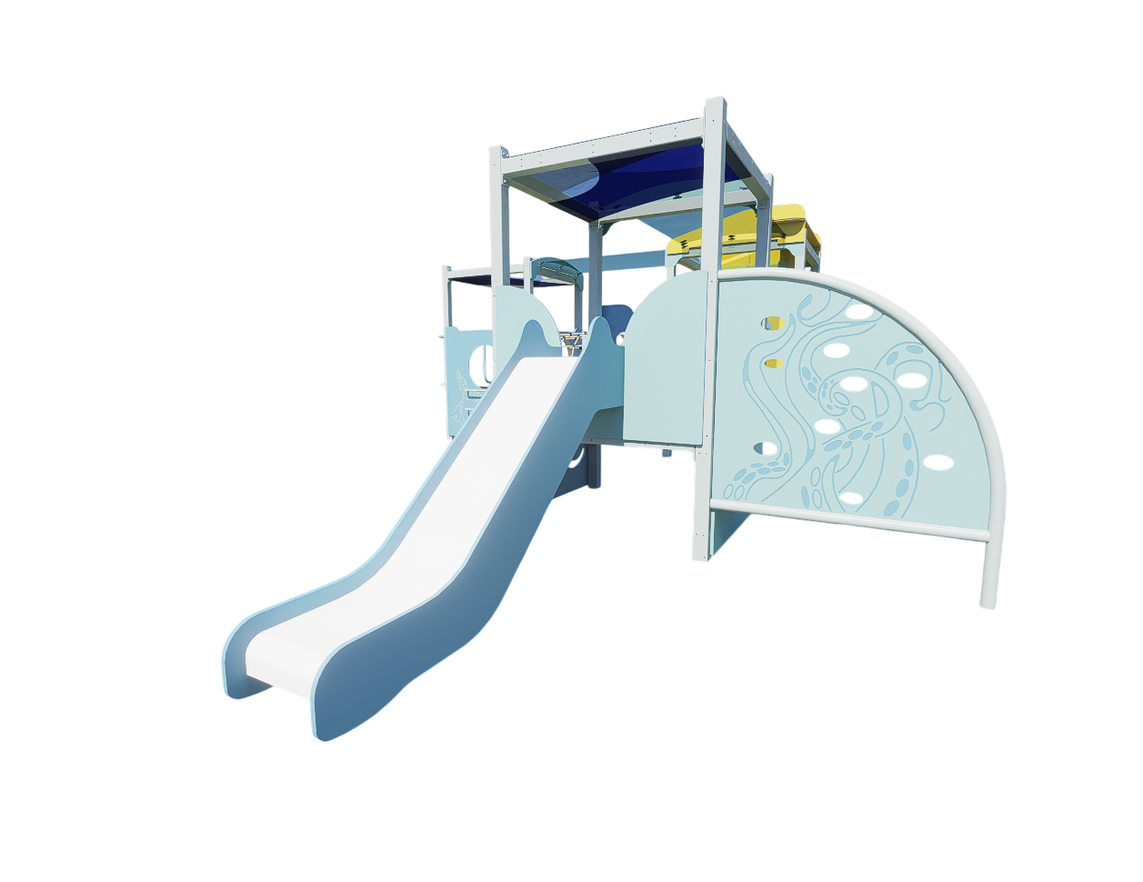 Ocean Blue Triple Pod