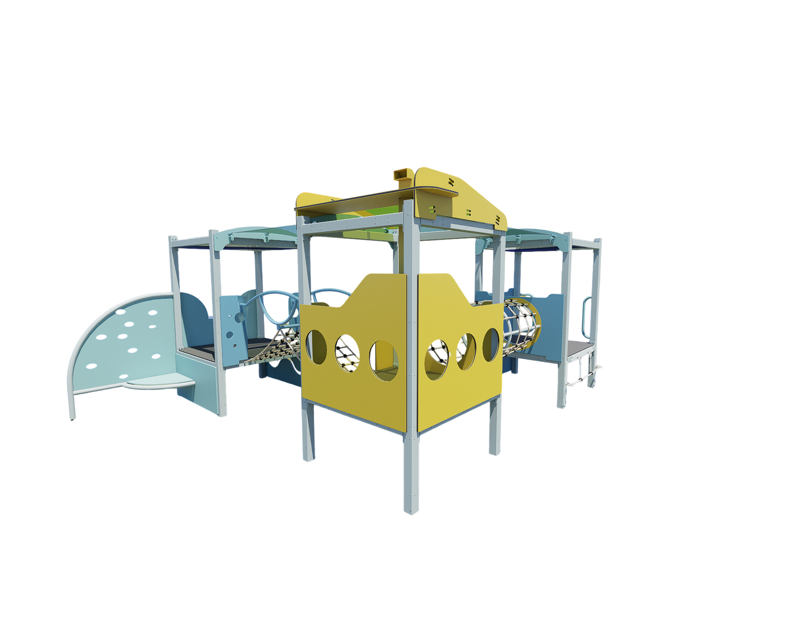 Ocean Blue Triple Pod