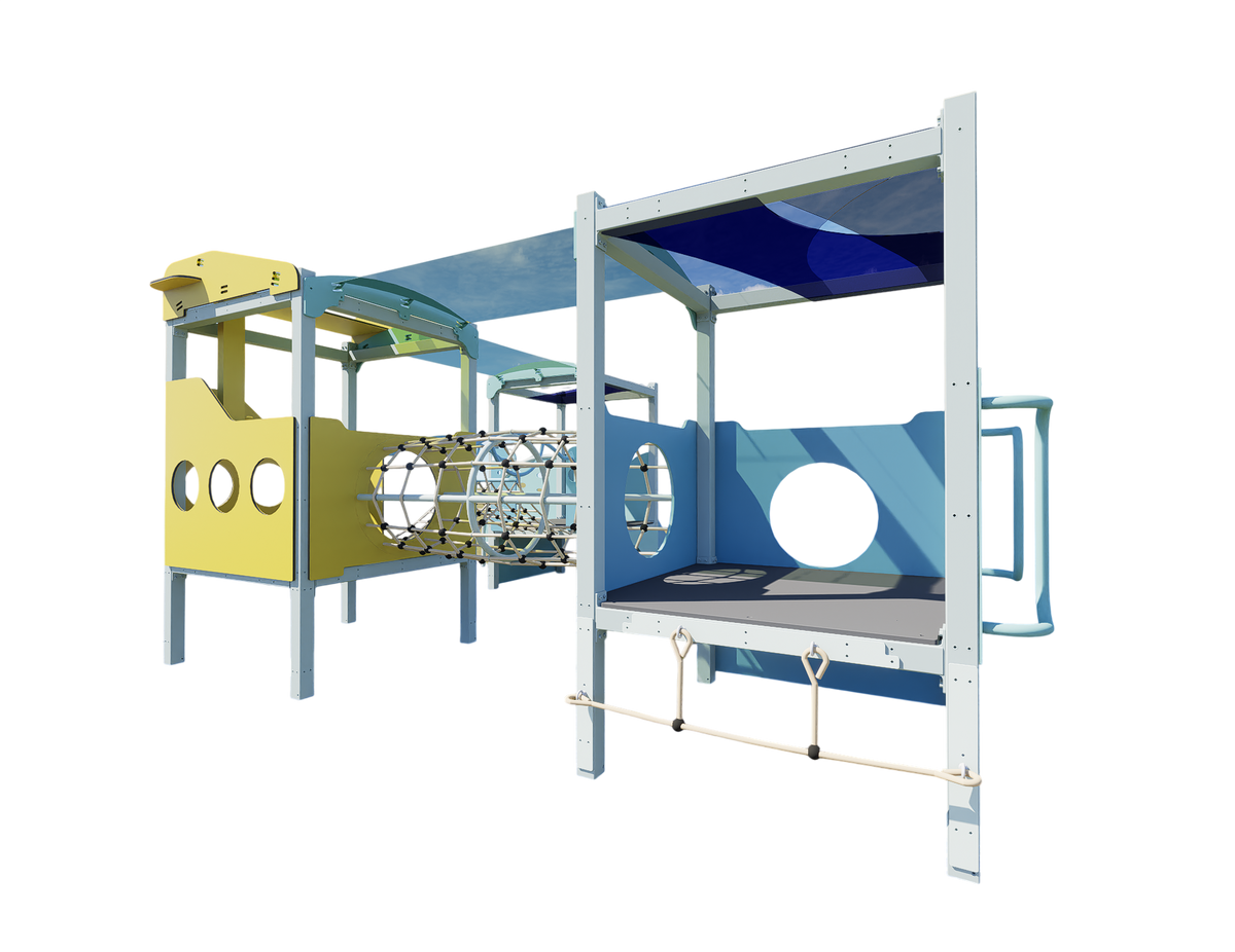 Ocean Blue Triple Pod