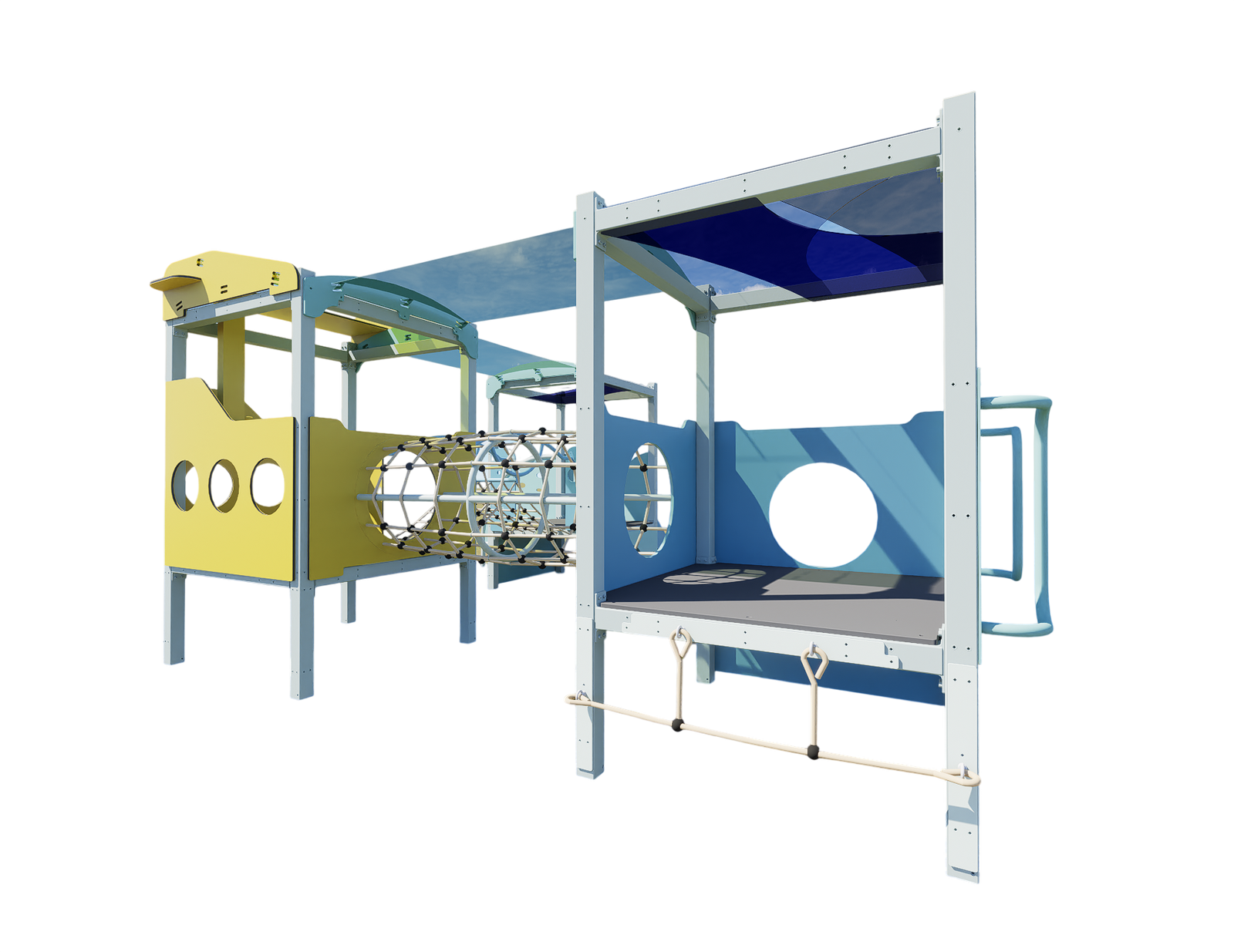 Ocean Blue Triple Pod