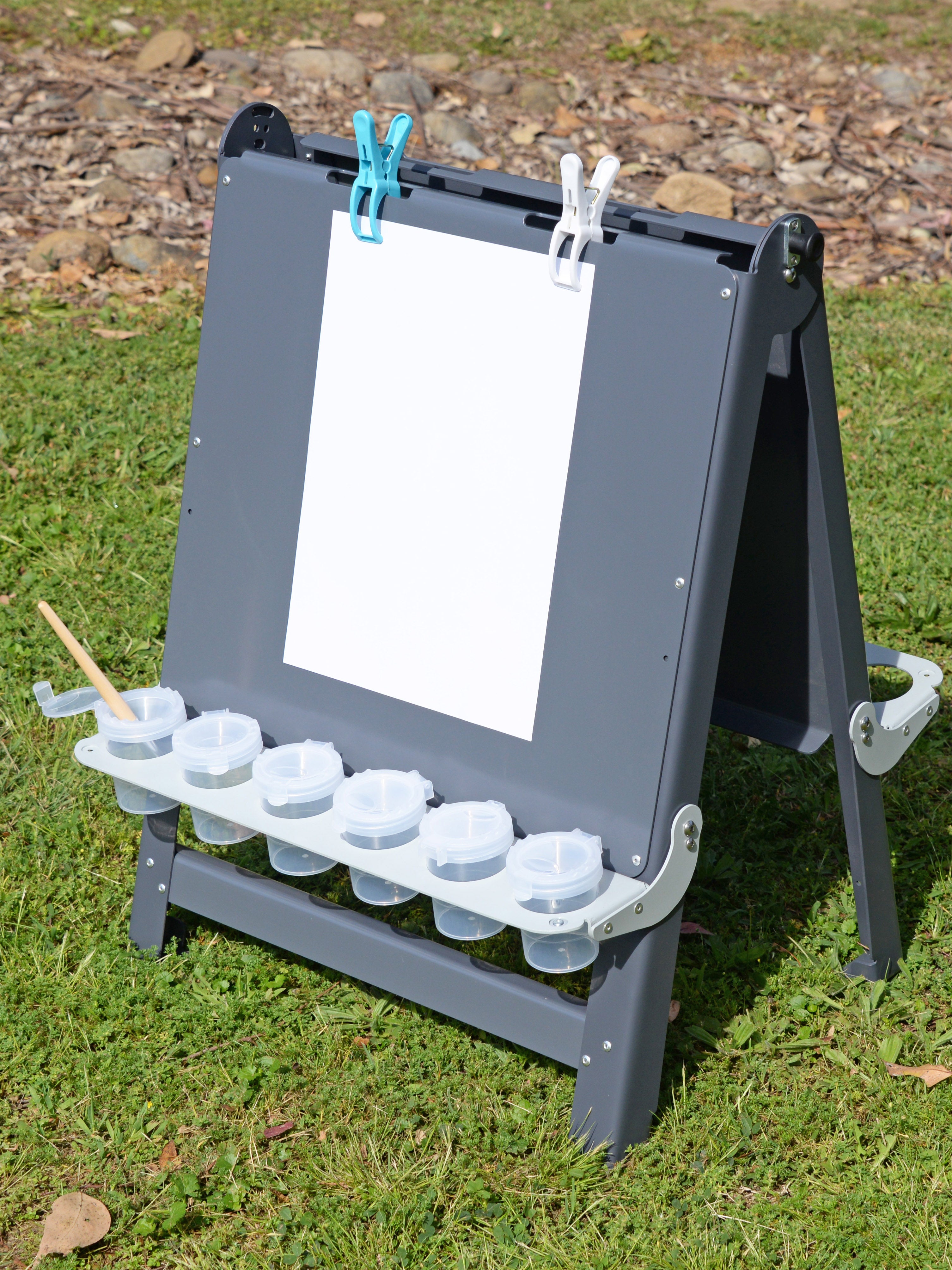 Double-Sided Painting Easel for Toddlers | Indoor & Outdoor Art Station
