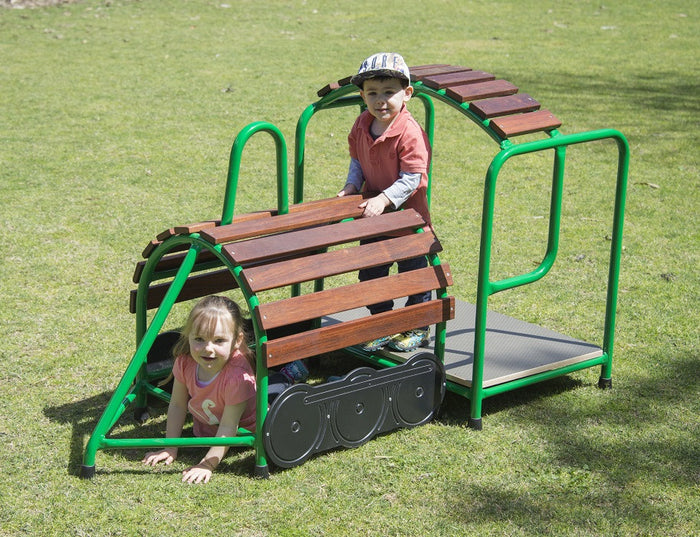 Childrens Outdoor Steam Train Play Frame